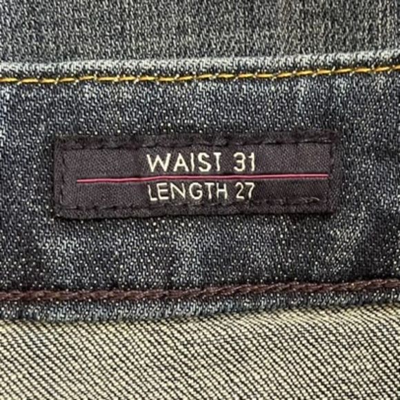 Vigoss The Thompson Tomboy Jeans Women's Mid Rise Relaxed Distressed Denim 31 - Picture 10 of 11